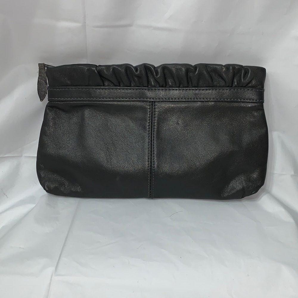 ANTONIA Gray Genuine leather Clutch